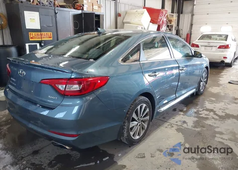 2017 Hyundai Sonata Sport z USA, uszkodzony, nr VIN 5NPE34AF7HH594897